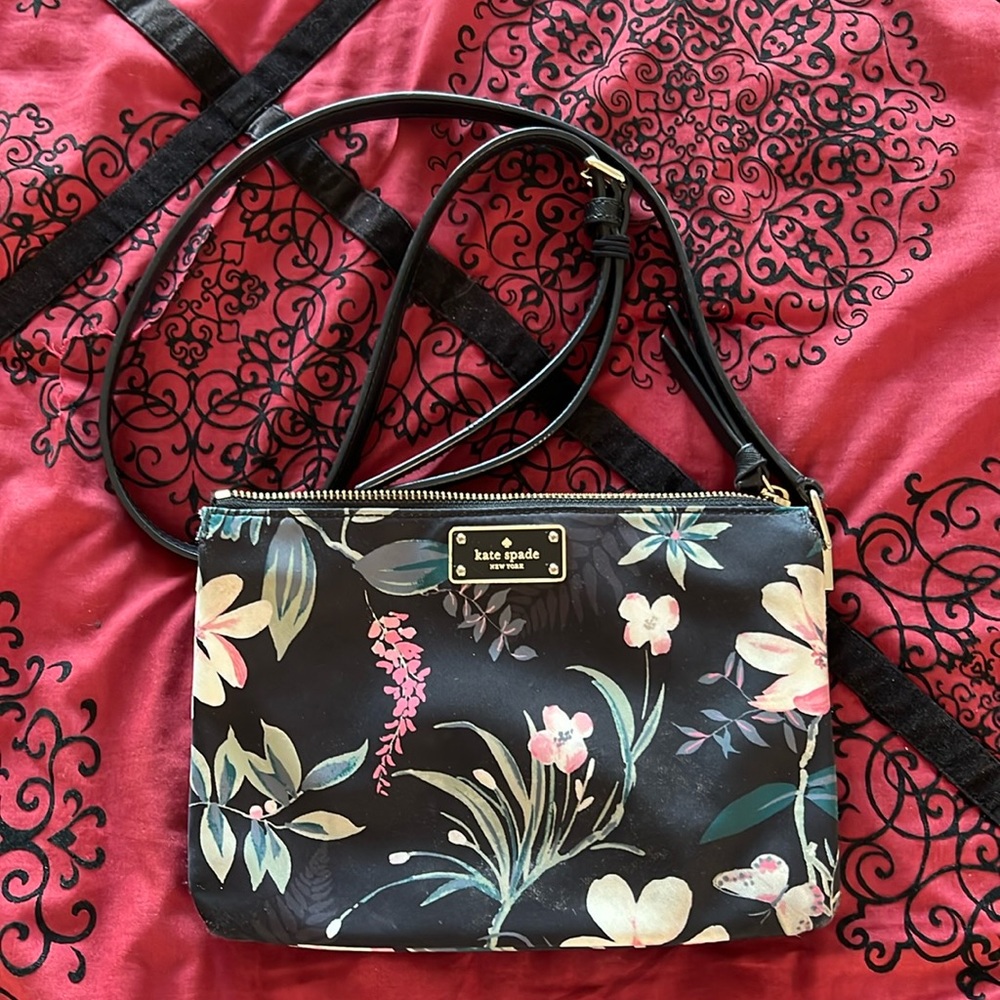 Kate Spade Nylon Floral Crossbody
